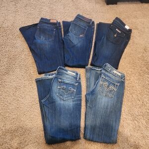 Lot of Women's Express & Hudson Jeans